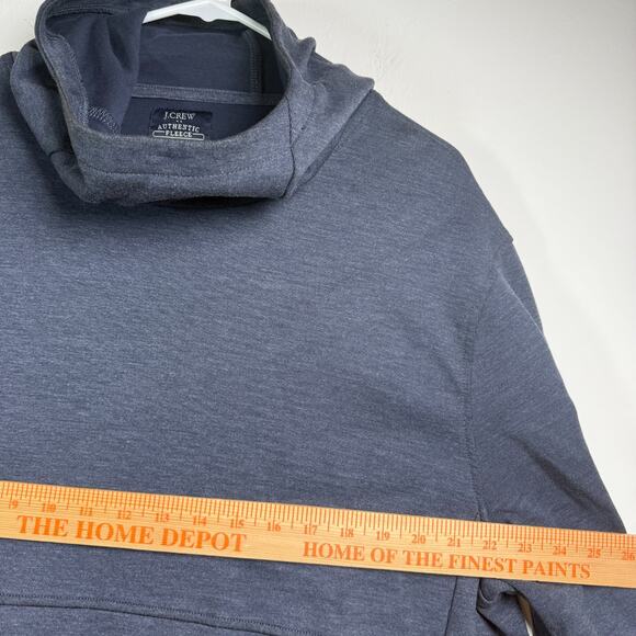 JCrew Authentic Fleece Hoodie Preppy Pullover Winter Men XL Long Sleeve Outdoor - Picture 12 of 13